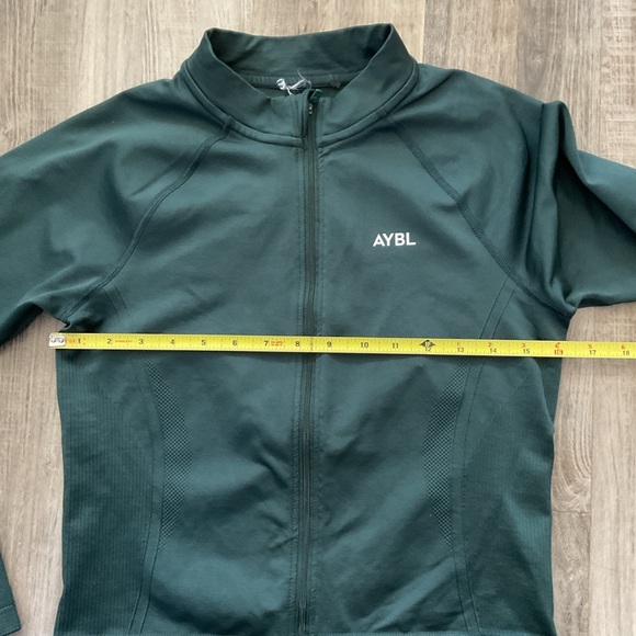 AYBL Zip Up Dark Green Jacket - Picture 3 of 4
